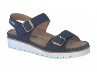 chaussure mobils velcro tarina bleu jean